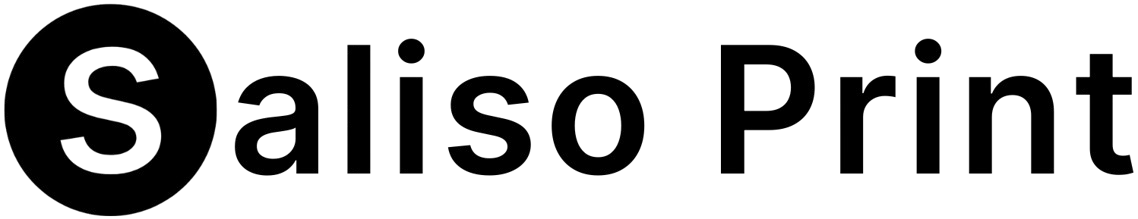 Saliso Print Logo with text